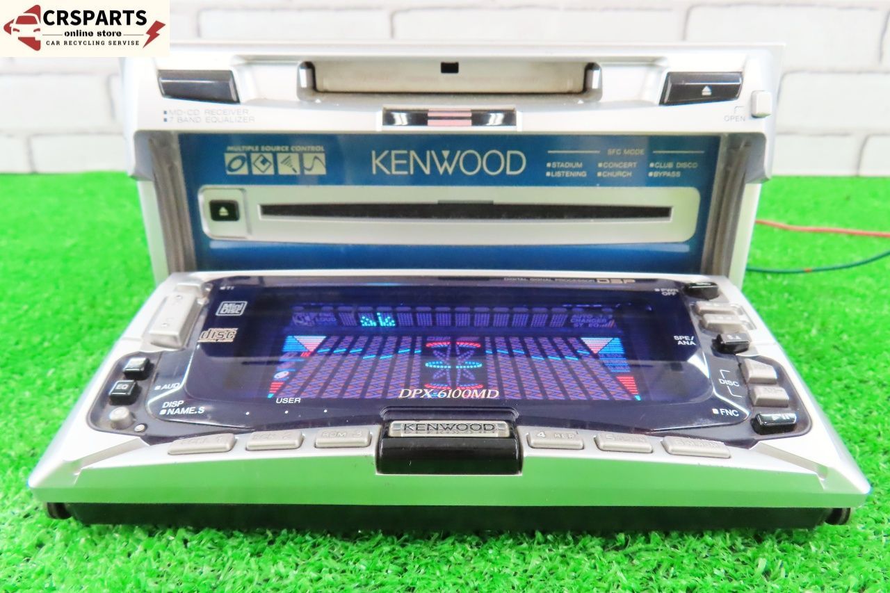 KENWOOD DPX-6100MD オーディオ CD MD デッキ 取外 LA100S No 13827 LAWEED_CL
