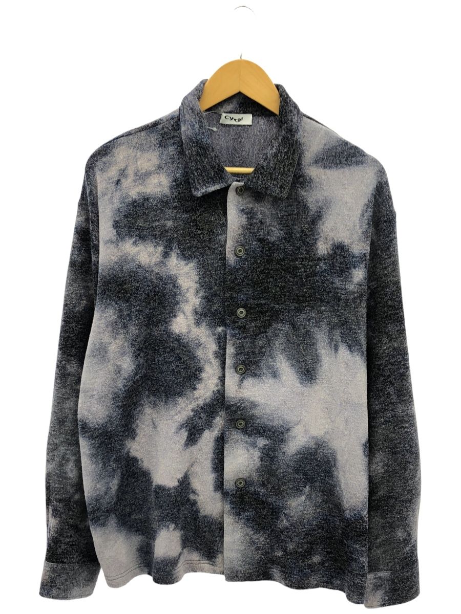 cycle by myob サイクルバイエムワイオービー 23AW-11-TP Tie-dye knit shirt ユニセックス パープル