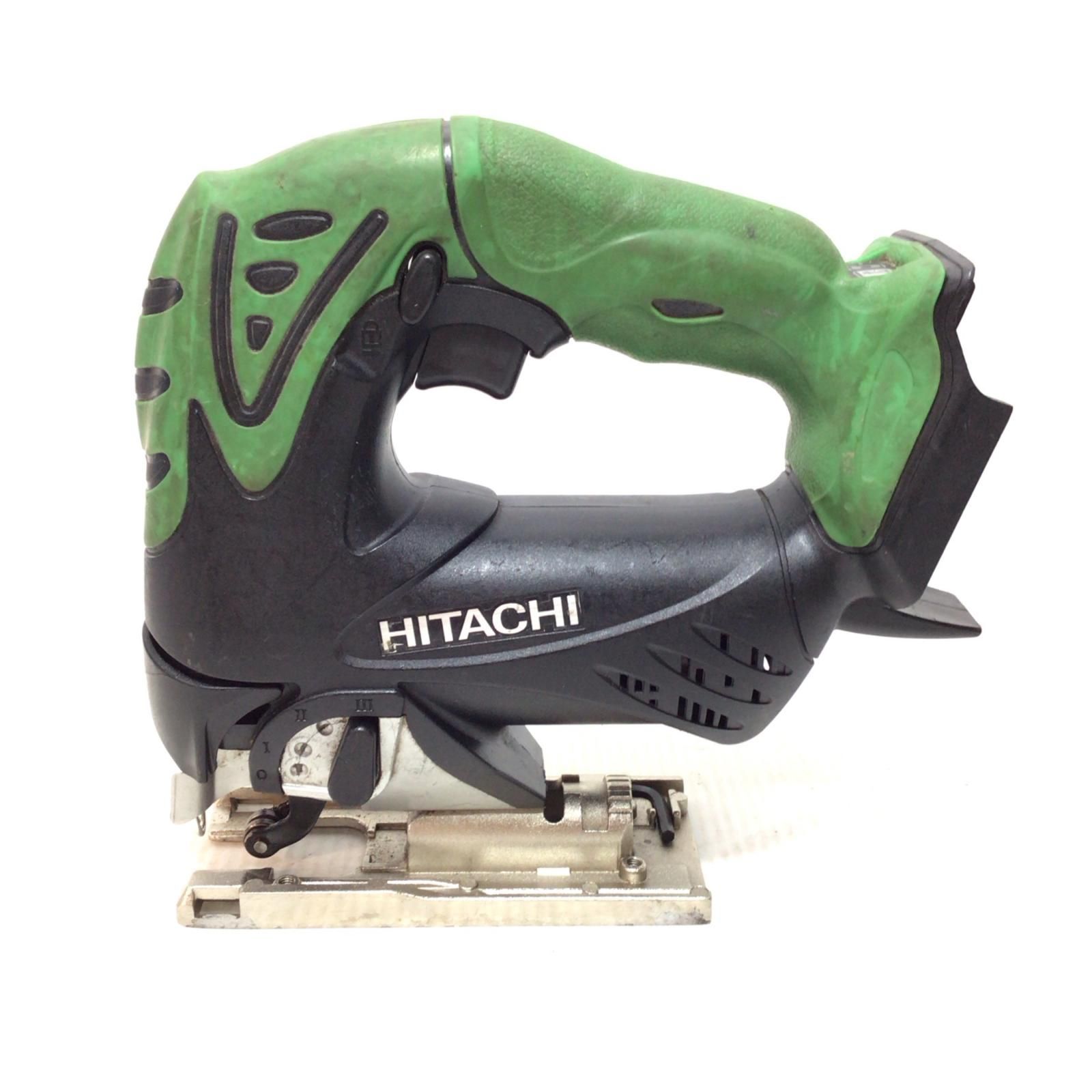 ΘΘHITACHI 日立 ジグソー 程度B 本体のみ コードレス式 18v JD30023 キズ ヨゴレ有 CJ18DSL グリーン