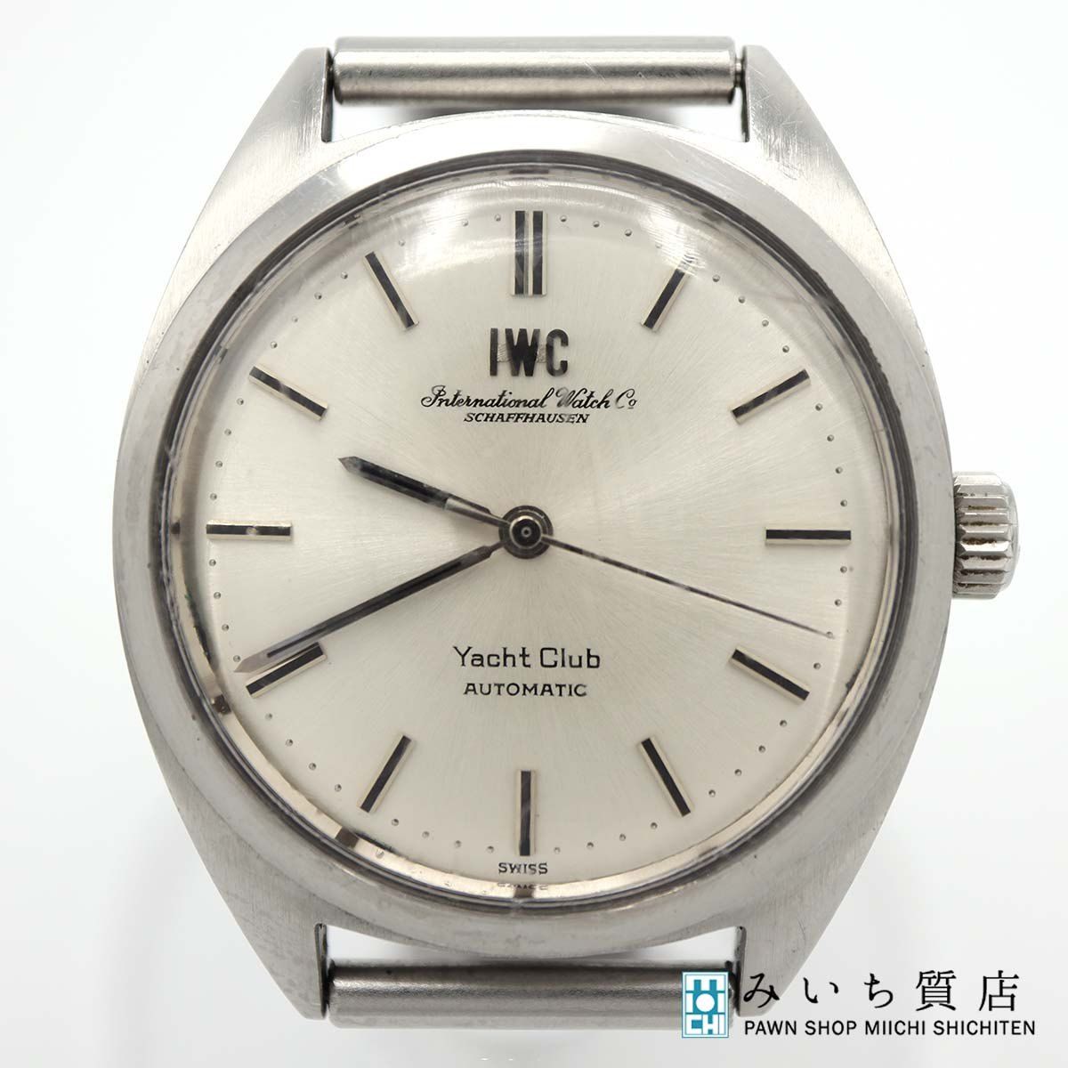 稼働 腕時計 IWC シャフハウゼン ヨットクラブ 自動巻き シルバー色文字盤 ベルト社外品 H4623
