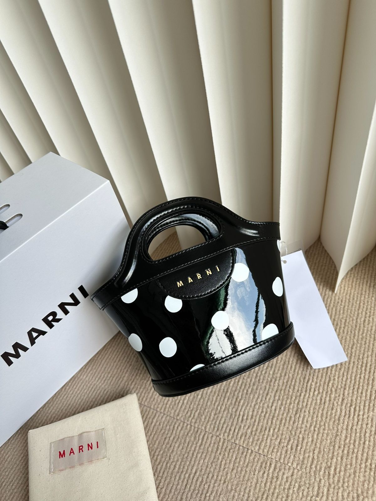 极美品⭐新品 ⭐Marni マルニ ベジタブルバスケット #サイズS 08