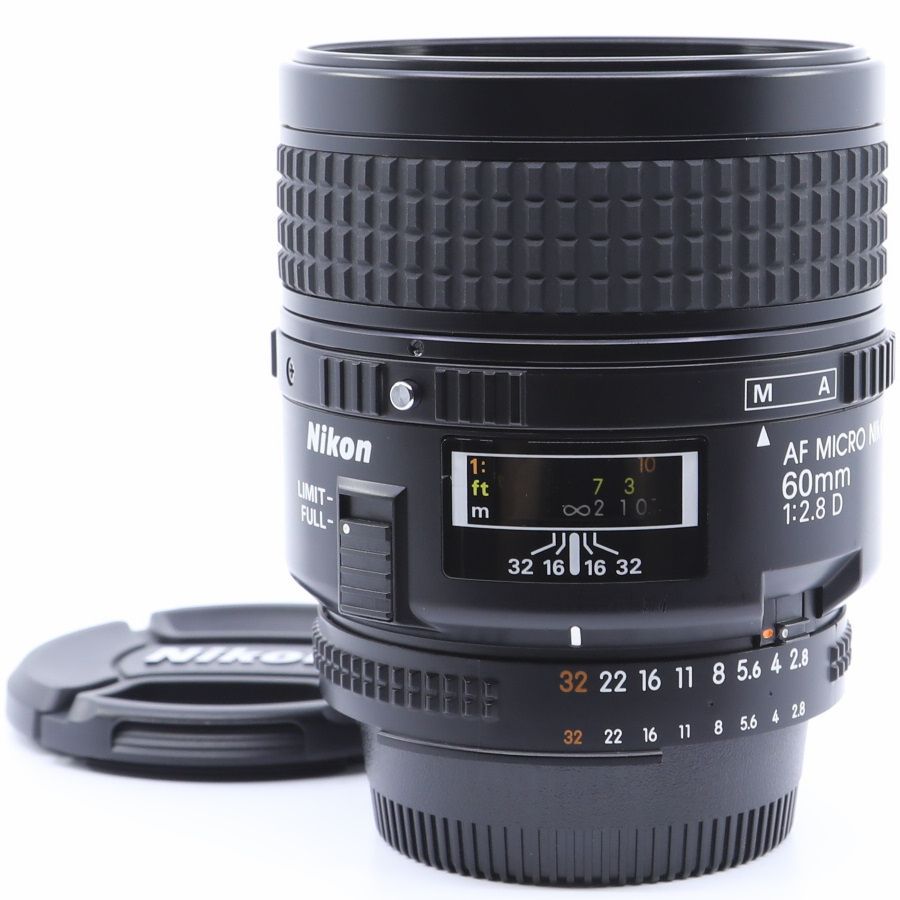 良品＞ Nikon 単焦点マイクロレンズ Ai AF Micro Nikkor 60mm f/2.8D