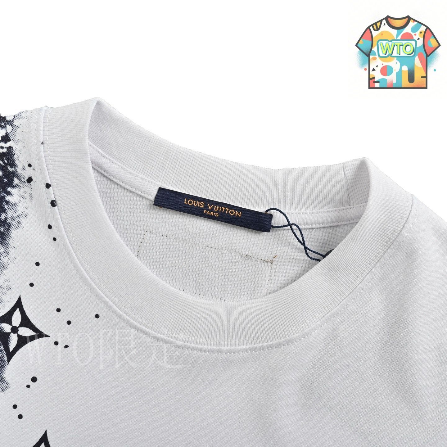 今日特価】Louis Vuitton インクジェットモノグラムプリント T