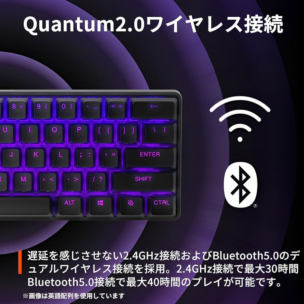SteelSeries Apex Pro Mini Wireless JP 64829 ラピッドトリガー ゲーミングキーボード 無線 日本語配列