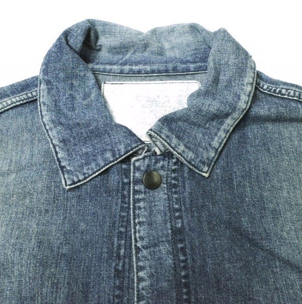 N.HOOLYWOOD エヌハリウッド ミスターハリウッド 22SS CPO DENIM JACKET ヴィンテージ加工 リバーシブルデニムジャケット 9221-BL03-009 42 TEST PRODUCT EXCHANGE SERVICE カバーオール