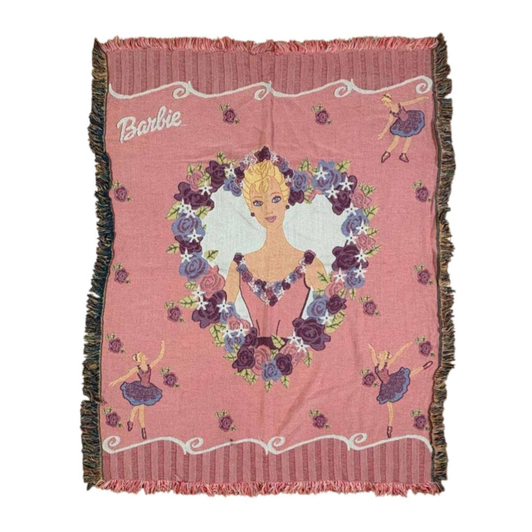 BNLM ラグ ブランケット ビンテージ Barbie バービー 人形 マット BNLM ラグ ブランケット ビンテージ Barbie バービー 人形 マット