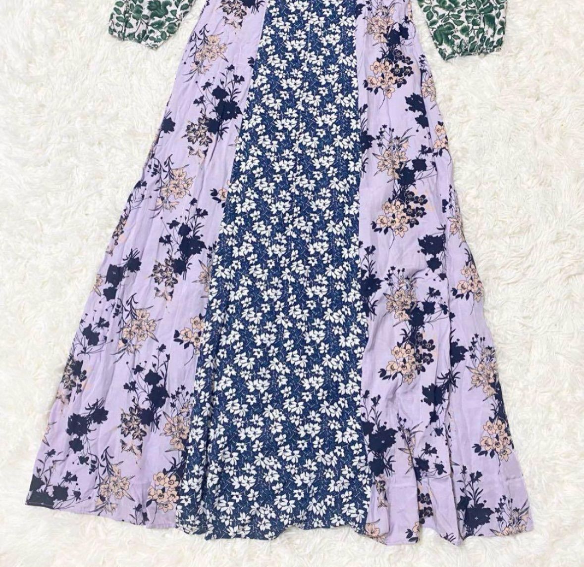 パッチワーク ワンピース