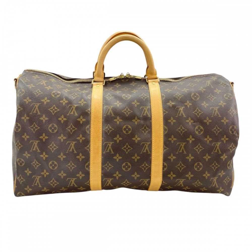 ルイヴィトン ボストンバッグ レディース 2WAY 旅行バッグ キーポルバンドリエール50 トラベルバッグ ショルダーバッグ LOUIS VUITTON M41416 ブラウン 茶 ゴールド金具 品
