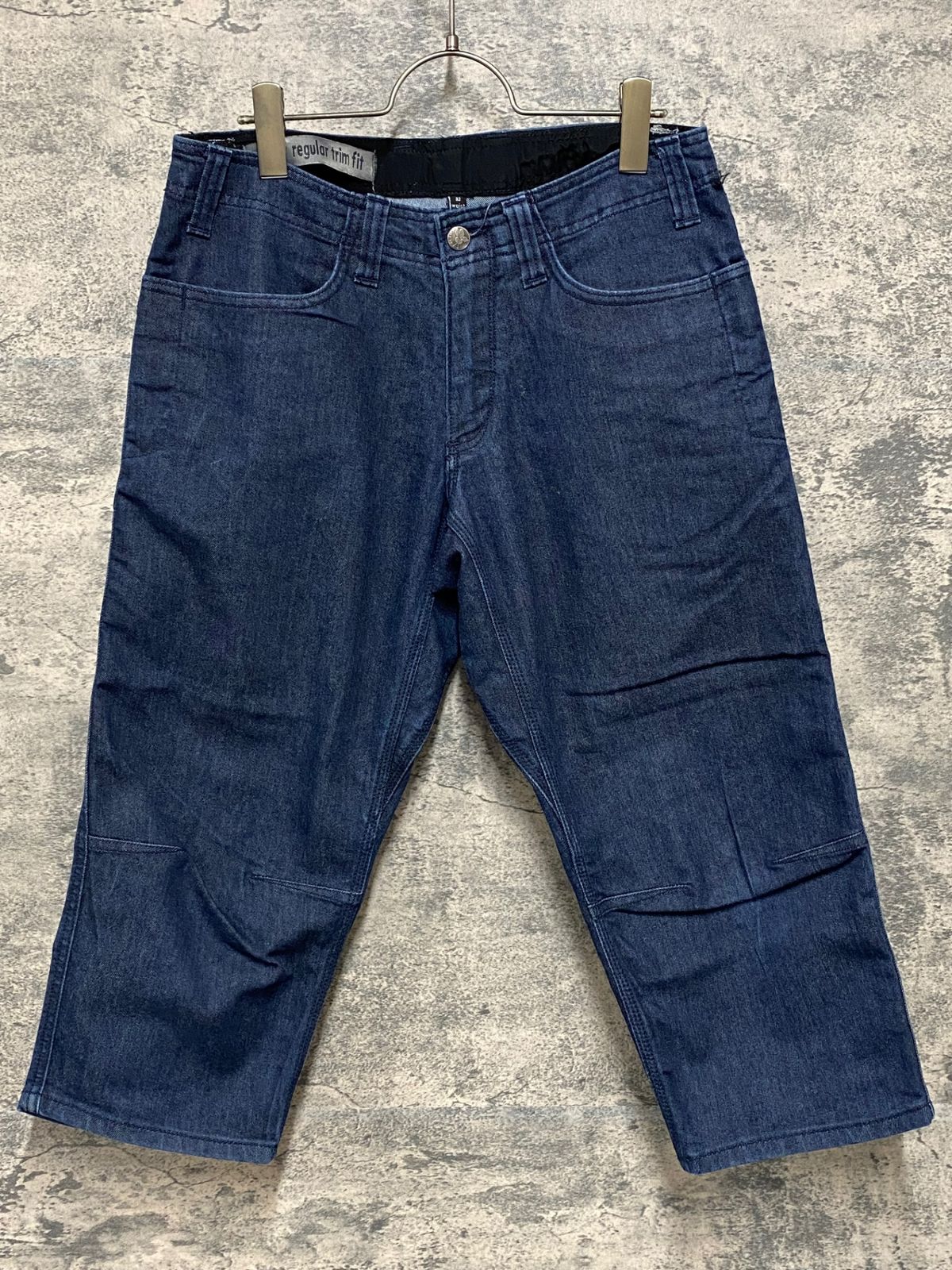 JB917 スワーブ swrve デニム サイクルパンツ 紺 W32 regular trim fit