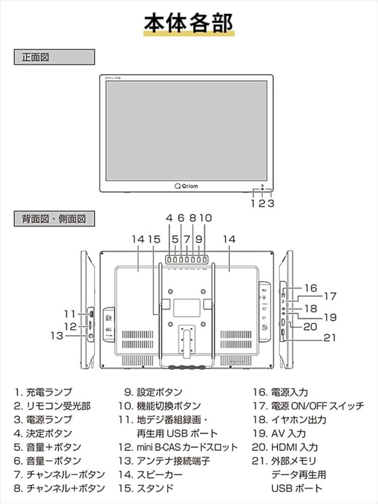 地上デジタル放送対応 ワンセグ|フルセグ自動切替