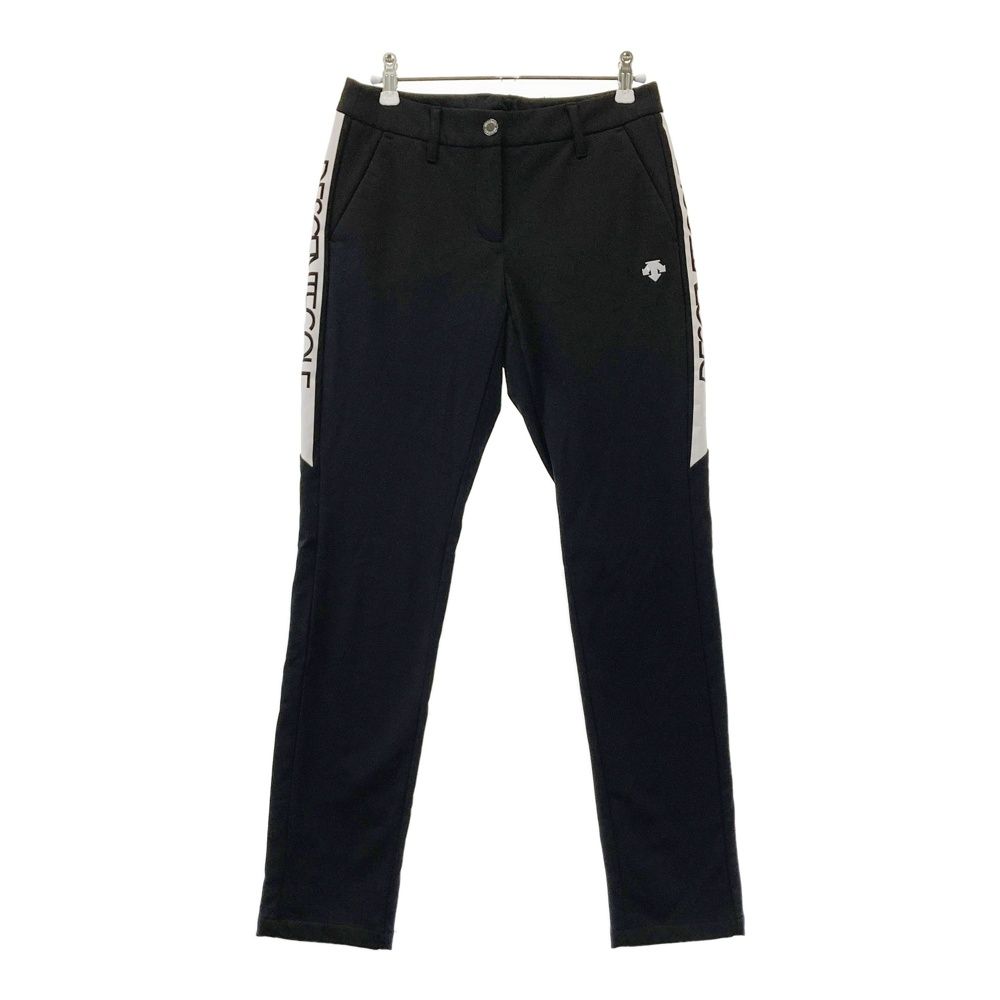 サイズ：S DESCENTE GOLF デサントゴルフ DGWUJD03 裏起毛 ロングパンツ  ブラック系 [240101491328] ゴルフウェア レディース ストスト サイズ：S DESCENTE GOLF デサントゴルフ DGWUJD03 裏起毛