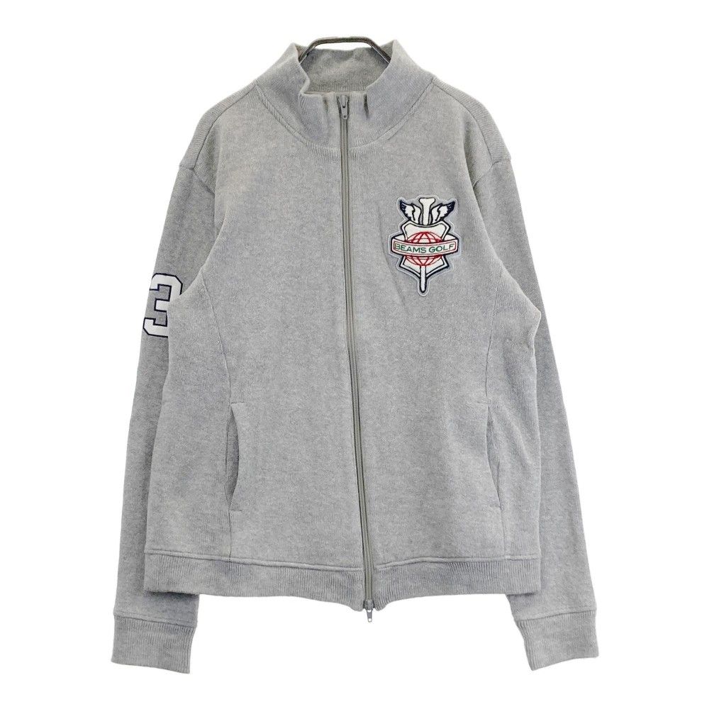 BEAMS GOLF グレー ジャケット Lサイズ サイズ：L BEAMS GOLF ビームスゴルフ ニットジャケット グレー系