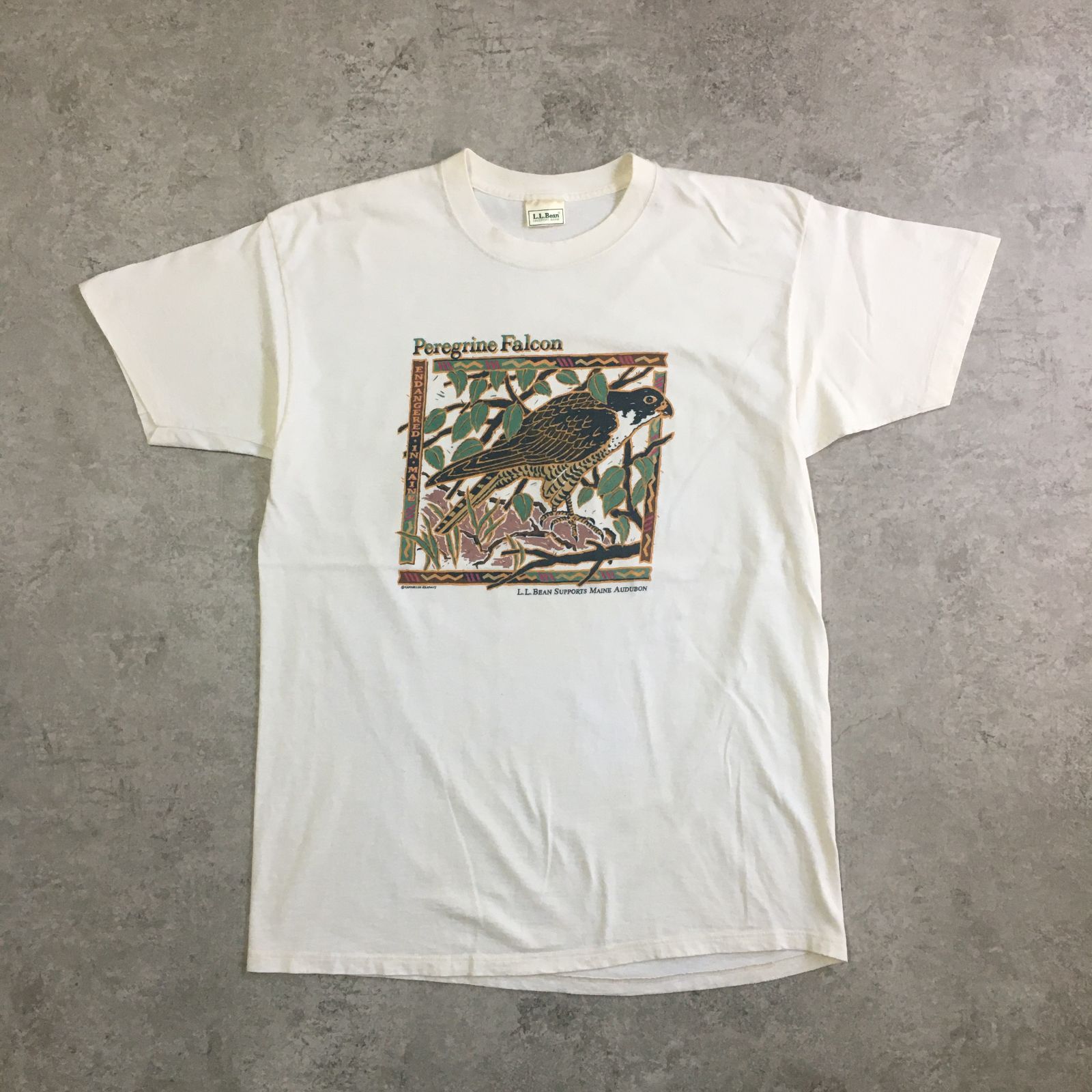 90年代 USA製 L.L.Bean エルエルビーン HARBORSIDE GRAPHICS