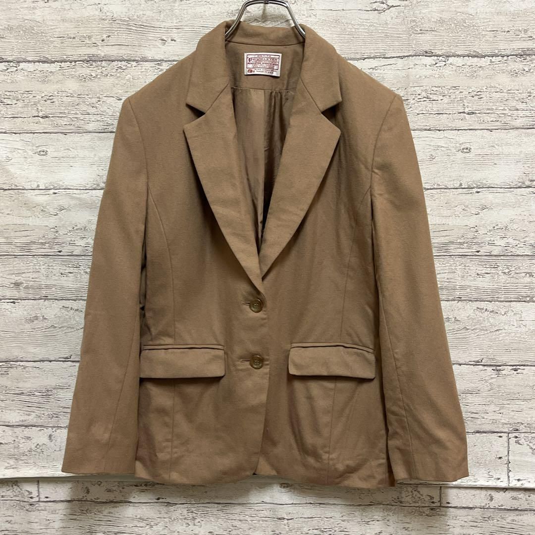 PENDLETON バージンウール ベージュ テーラードジャケット 小さめ