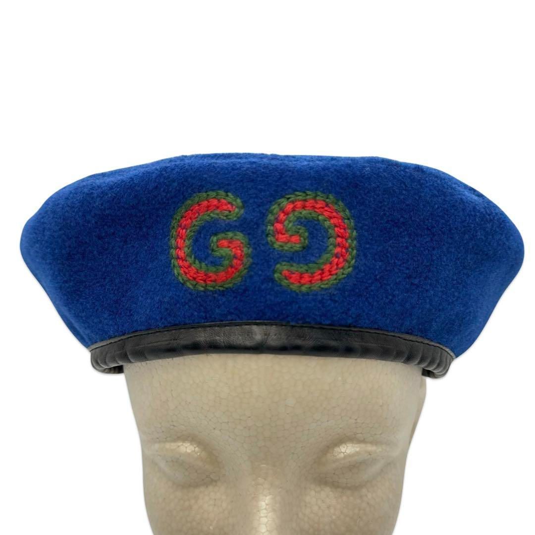グッチ　GUCCI　ベレー帽 GUCCI グッチ インターロッキングG ベレー帽 表記サイズ M 帽子