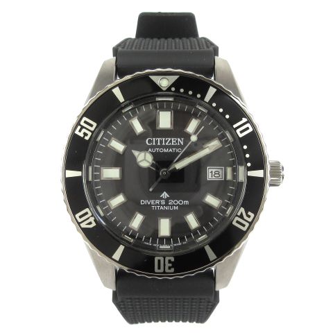 シチズン CITIZEN プロマスター PROMASTER マリン MARINE メカニカルダイバー 200m 腕時計 自動巻き NB6021-17E ブラック
