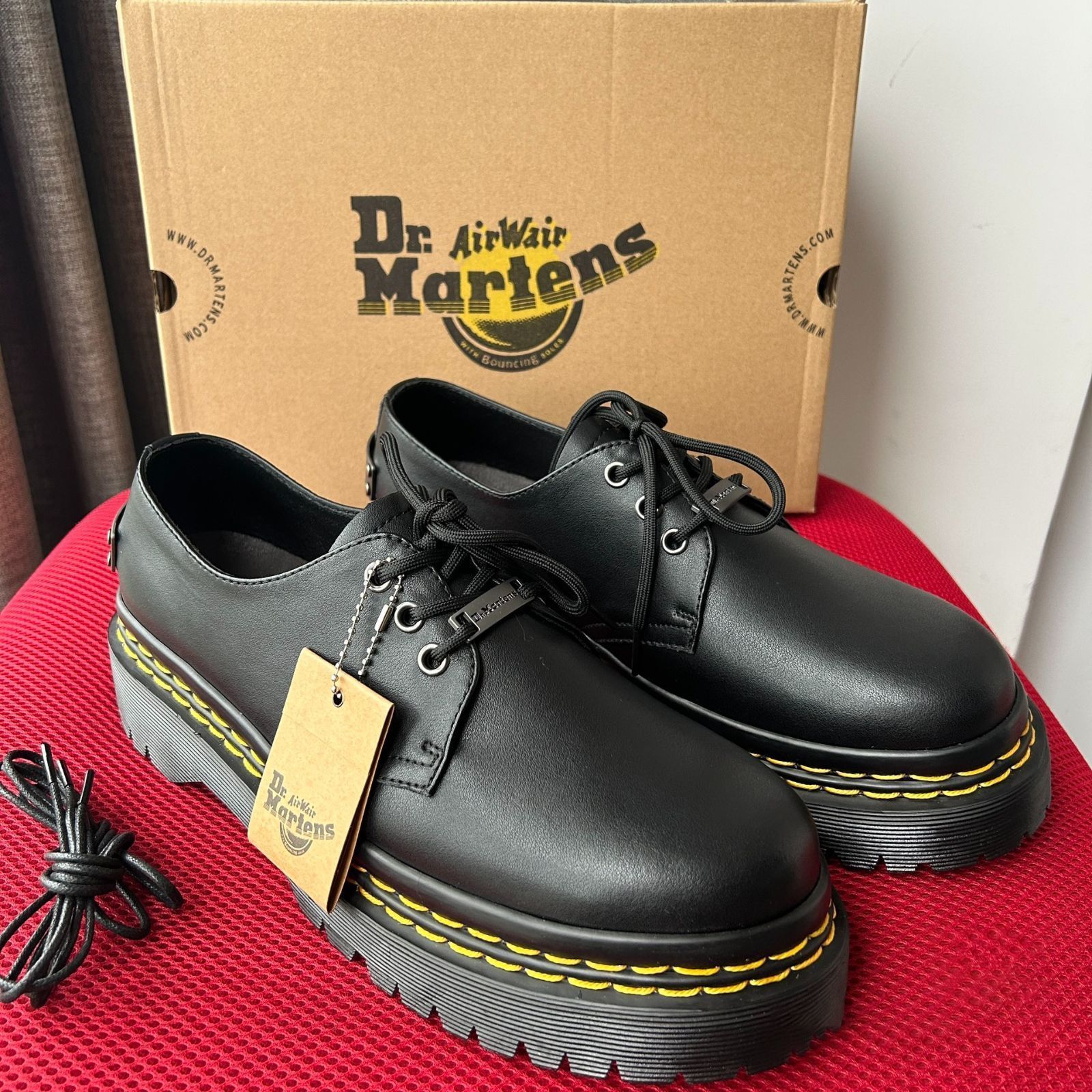 ドクターマーチン　厚底３ホールシューズ ドクターマーチン Dr.Martens レディース メンズ ドレスシューズ