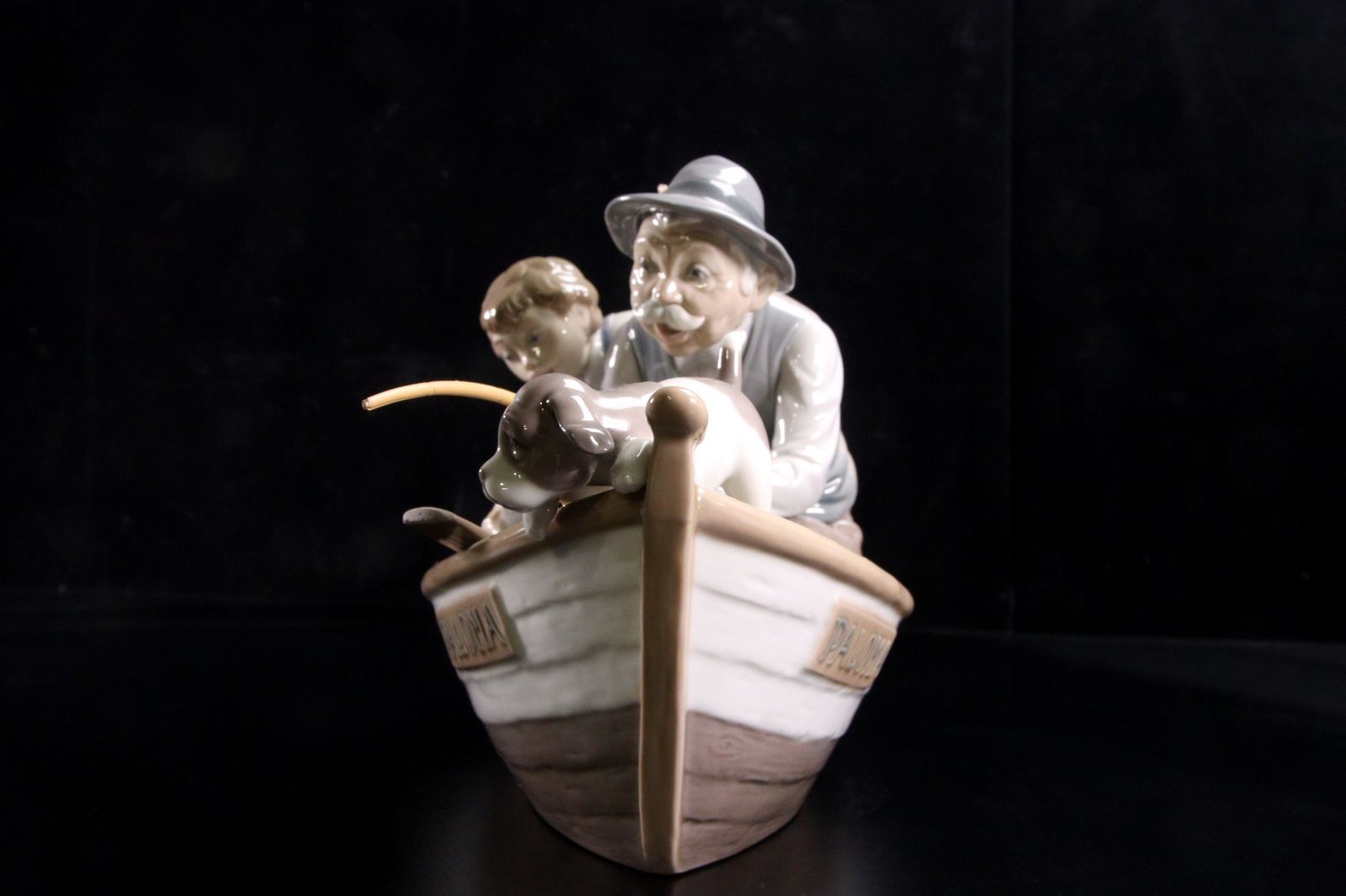 リヤドロ おじいちゃんと魚釣り LLADRO リヤドロ おじいちゃんと魚釣り 男の子 少年 老人 祖父