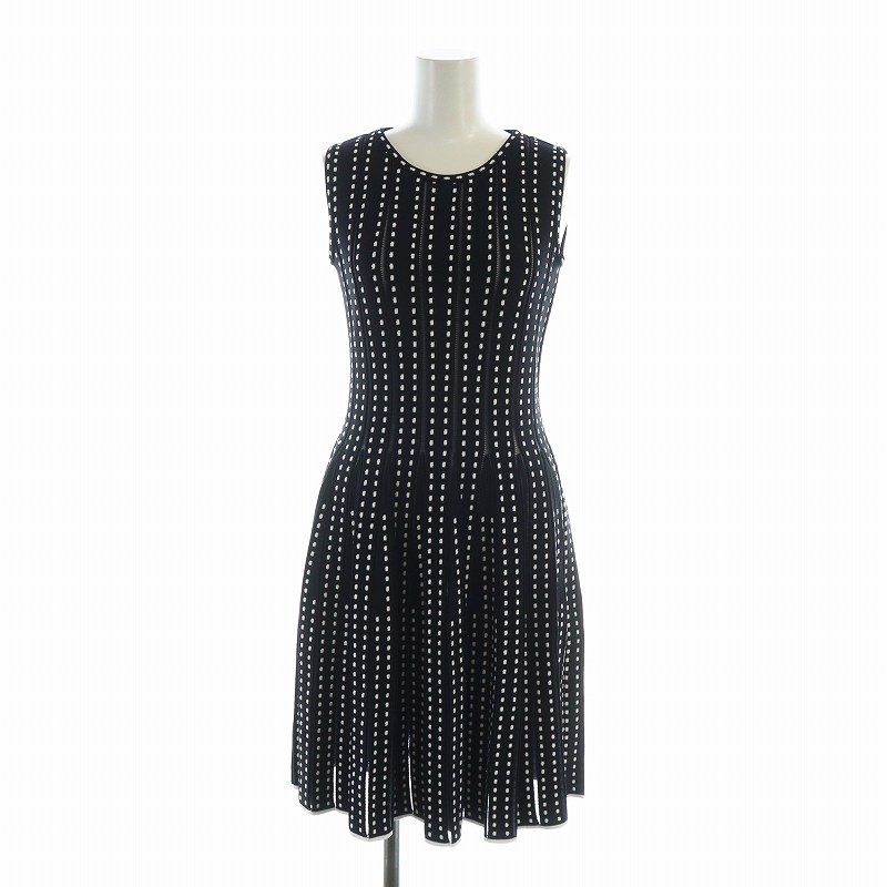 「ANAYI」 ノースリーブニット 38 ネイビー レディース ANAYI✨ノースリーブニットプルオーバー 夏ニット カットソー