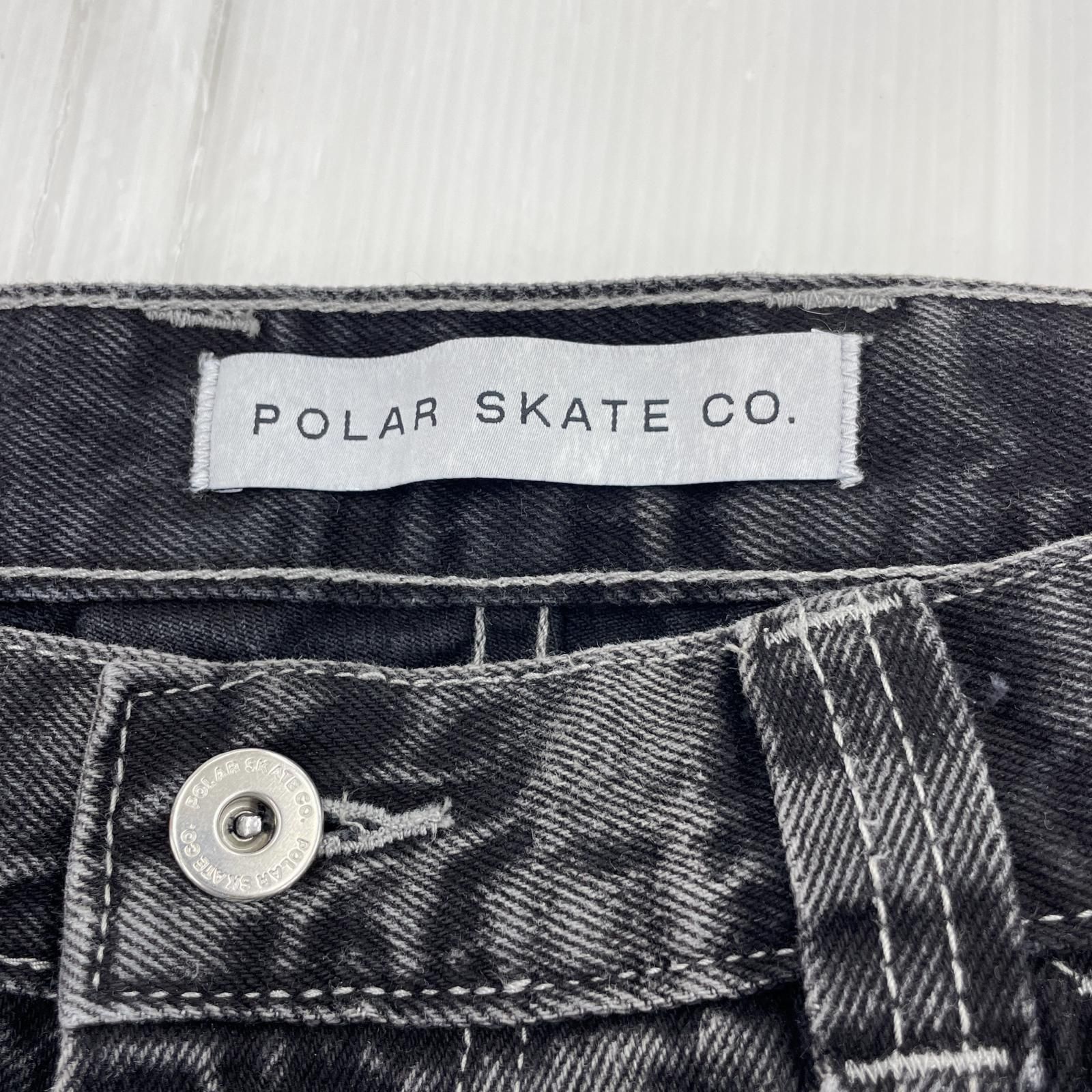 Polar skate co./Big boy ダブルニーデニム/M/ブラック