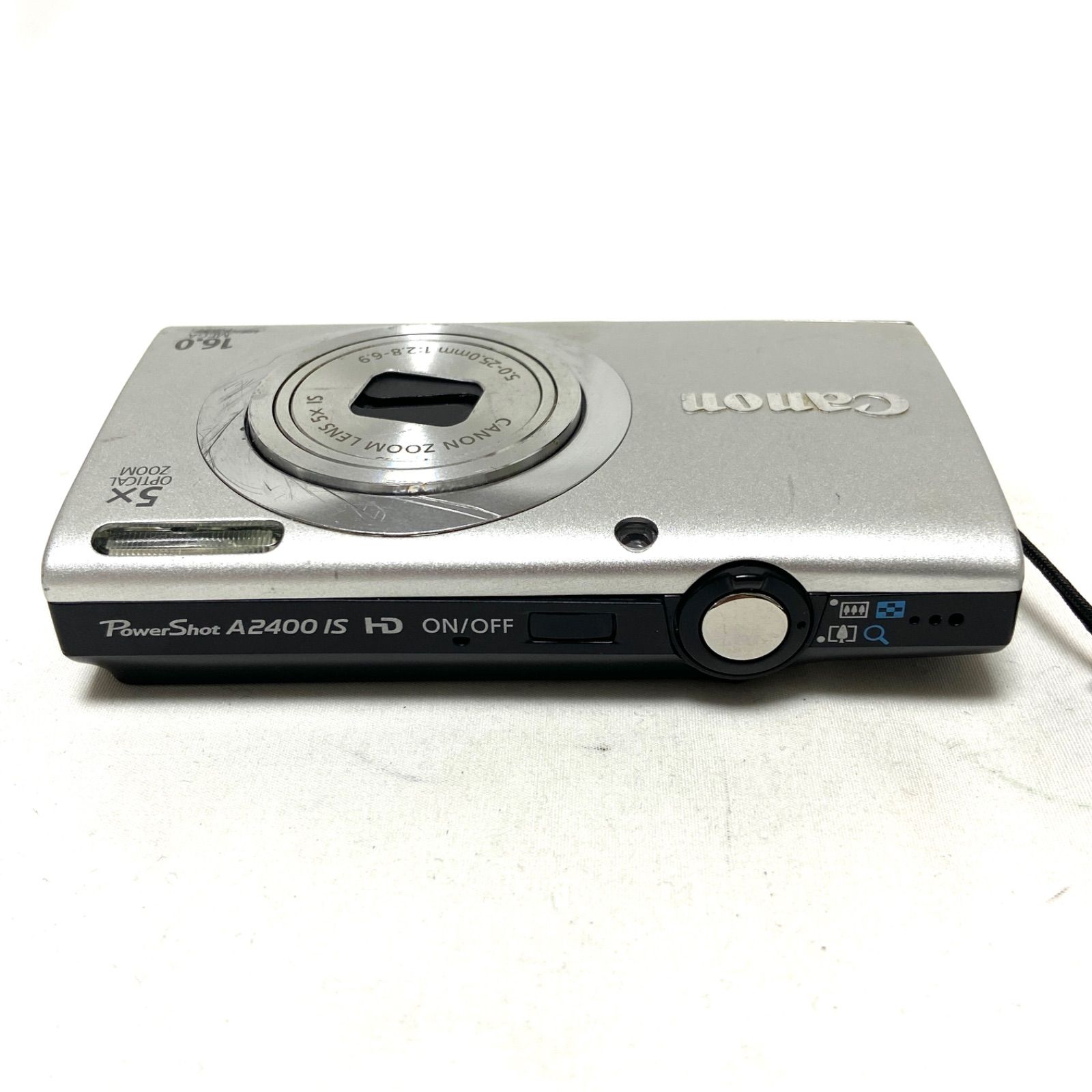 Canon PowerShot A2400 IS ジャンク シルバー コンパクト