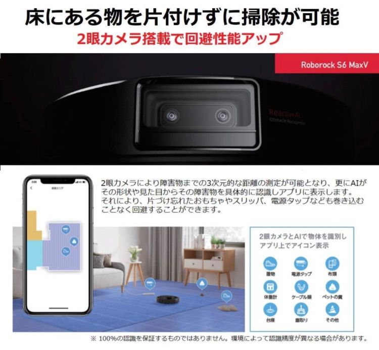 新品・保証あり】ロボロック roborock S6 MaxV ロボット掃除機 - メルカリ
