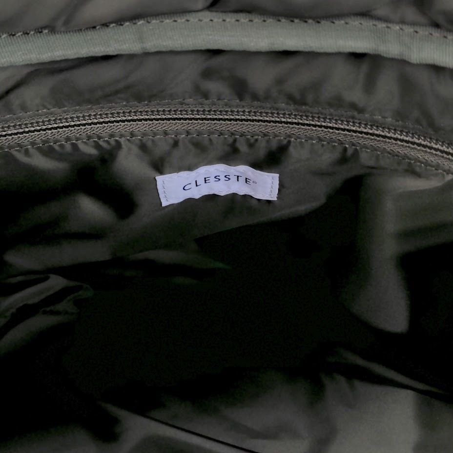 美品 CLESSTE PADDED HOLIDAY BAG OLIVE クレステ ホリデー