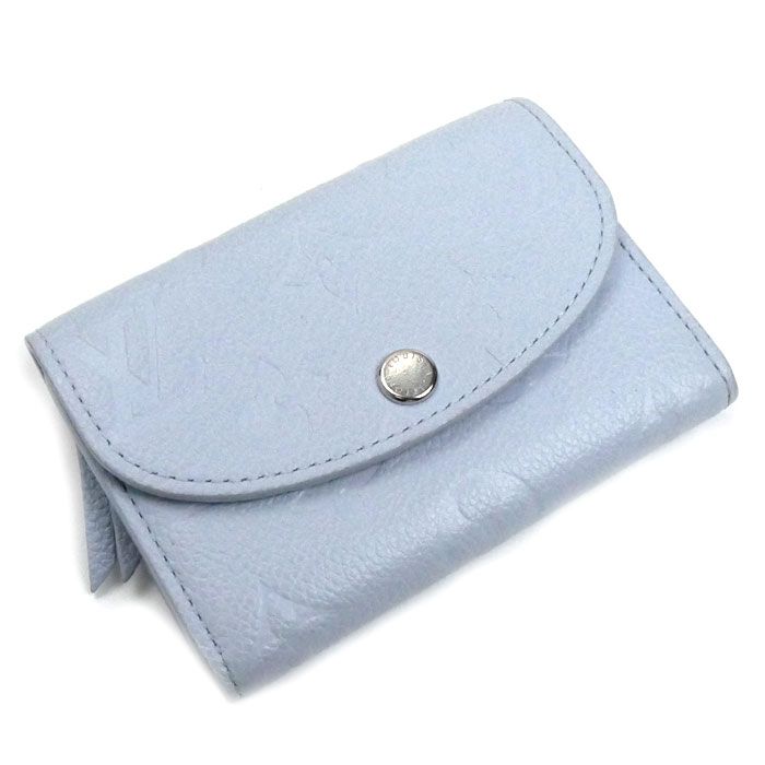 LOUIS VUITTON ルイ ヴィトン ポルトモネ ロザリ コインケース モノグラム アンプラント ウォッシュドブルー M83641 IC レディース
