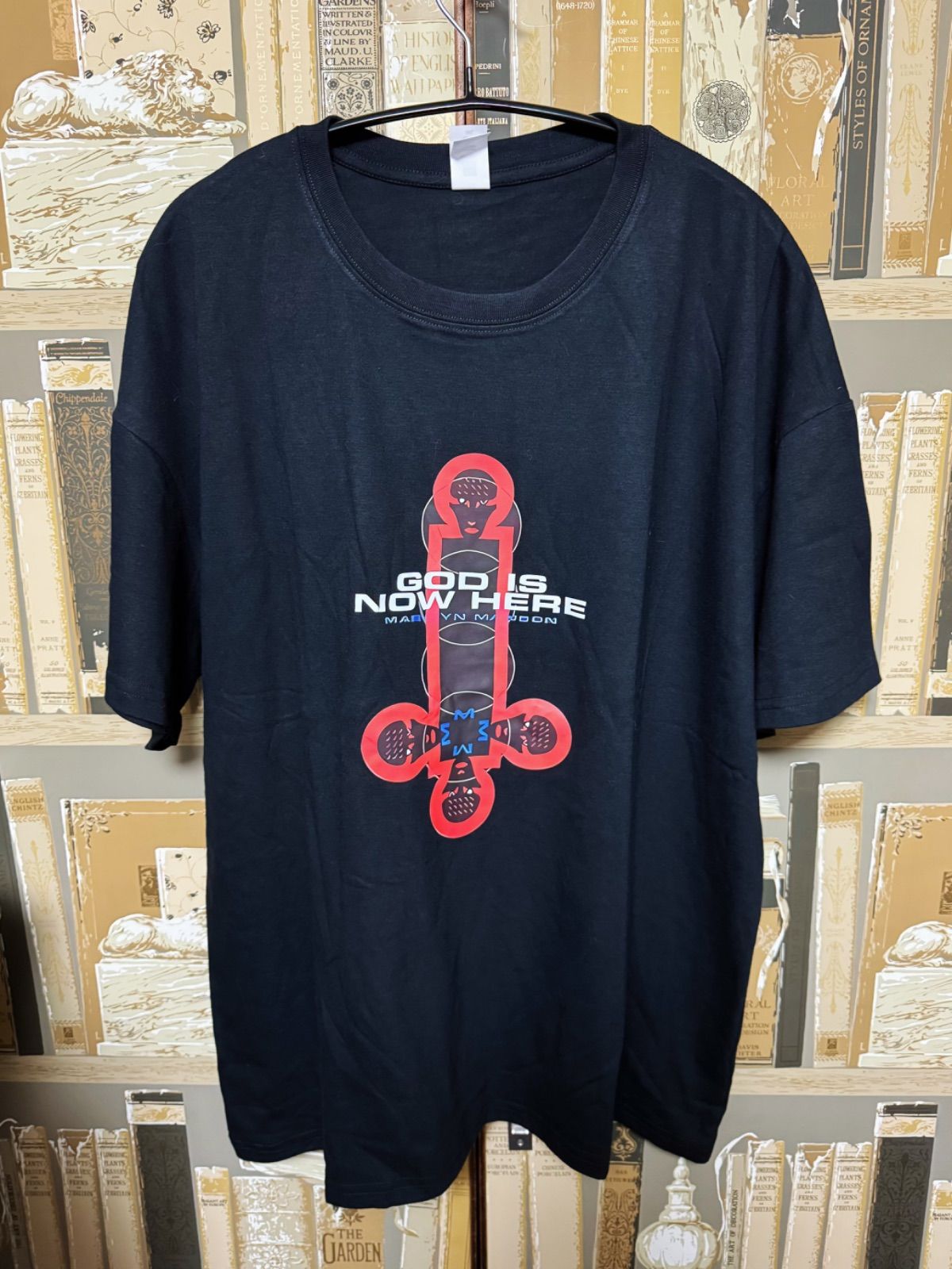 ◇Marilyn Manson◇ XXXL バンドT ｢GOD IS NOW HERE｣ 黒 ビッグ