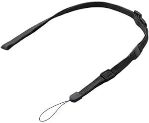 【新品・2営業日で発送】ELECOM エレコム スマートフォン用ストラップ／ネックストラップ／ブラック／10本入(P-STN01BK／10)