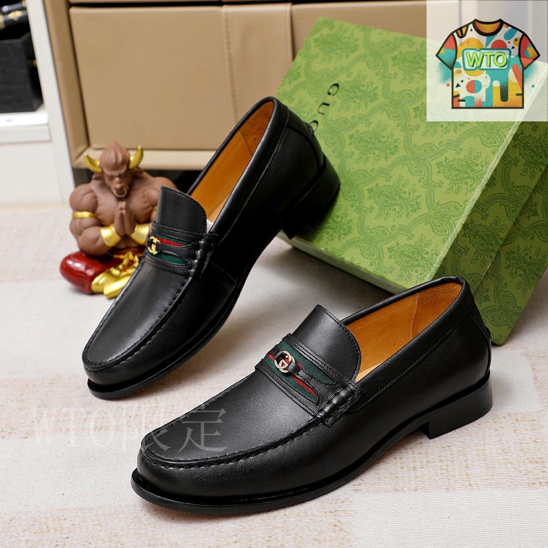 GUCCI グッチ ビジネスシューズ 革靴 GUCCI グッチ レザーシューズ 高品質 牛皮カジュアル靴 メンズ