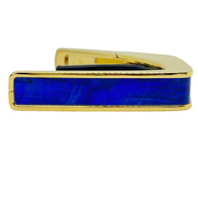 品質も最も優れた! タリア カポ Thalia Capos Exotic Shell Series Electric Blue Angel Wing ギター 12インチフレットパッド付属 オーダーメイド品