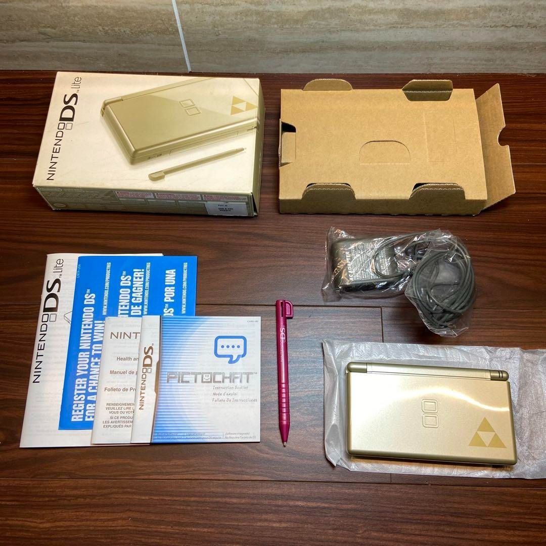 ニンテンドーDS ライト 本体 ゴールド 北米版 3935