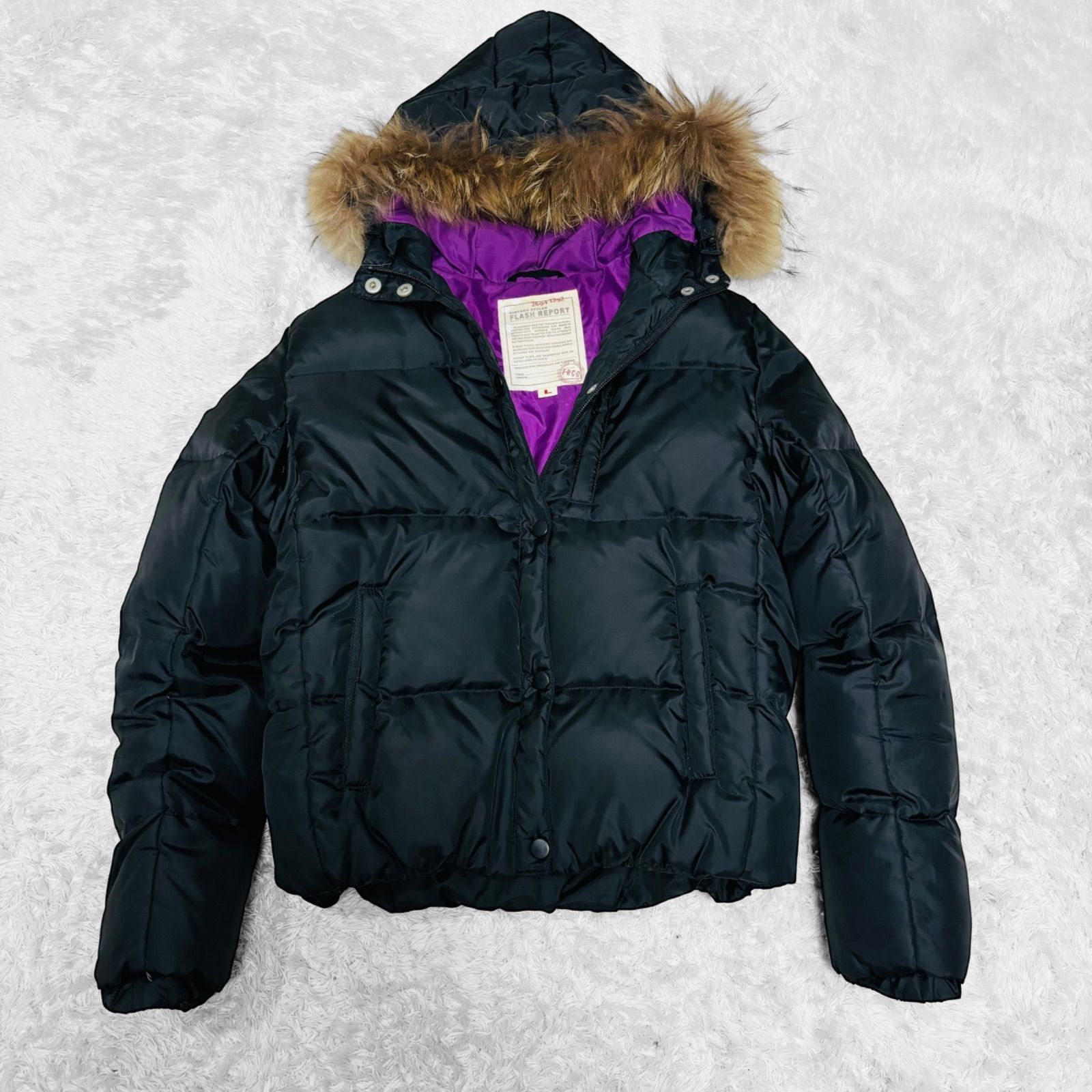 平成ギャル 00s フェアリーグランジ丈ファー付き　ジャケット　アウター　お兄系 平成ギャル ファー付きパーカー y2k 00s 短丈 opium フェアリー 短丈