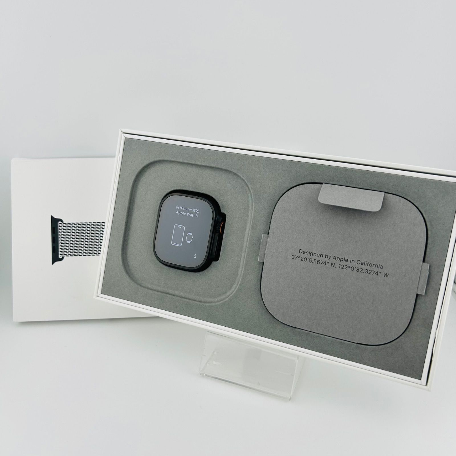 バッテリー良好 Apple Watch Ultra2 49mm GPS Cellularモデル 64GB ブラックチタニウムミラネーゼループ SIMフリー simロック解除済 本体 最短送料無料 A-1139