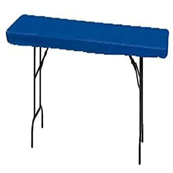 Creative ConvertingプラスチックStay Put Banquetテーブルカバー、30?by 96-inch、ロイヤルブルー