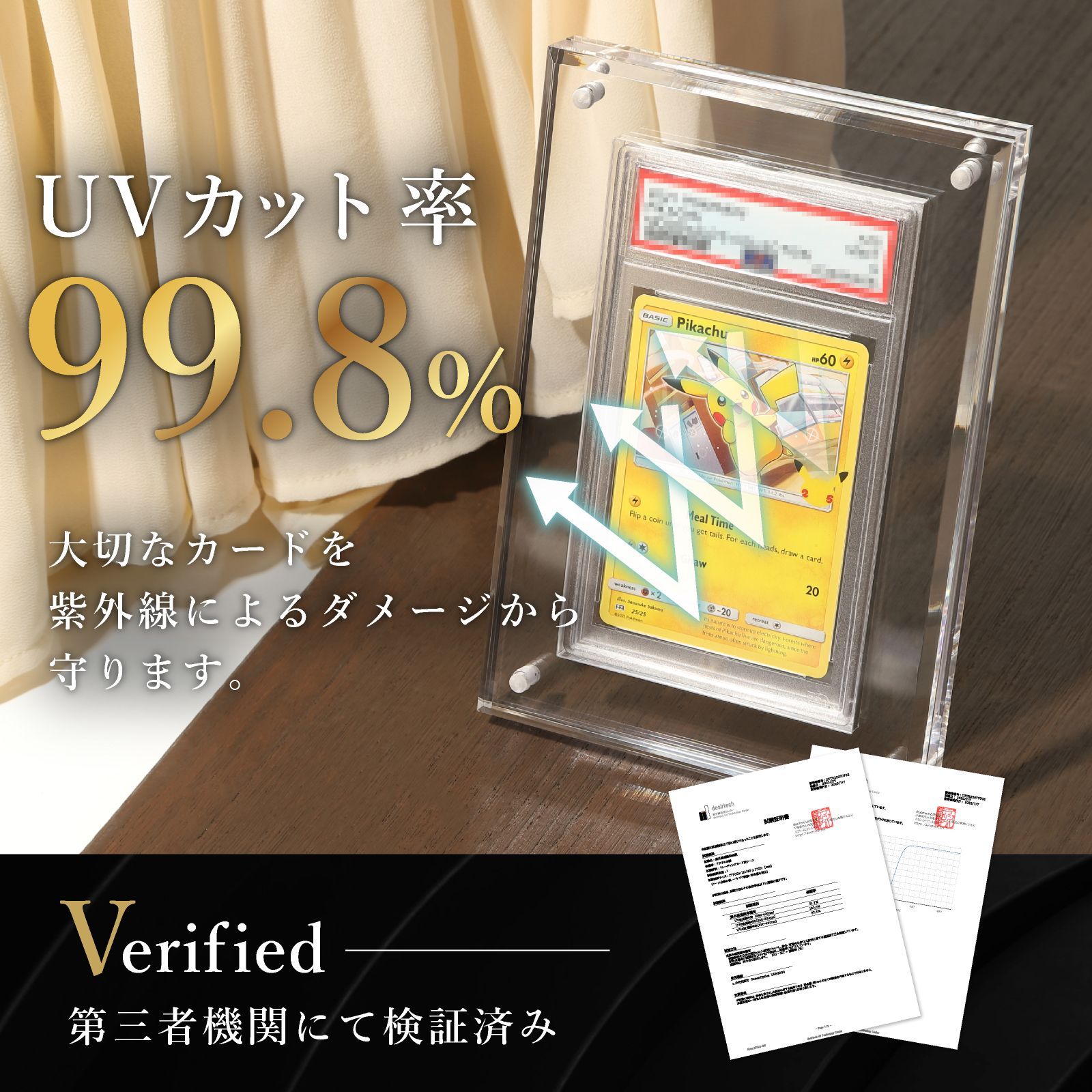 UVカット99.8％】アクリル本舗 PSA用 スクリューダウン UVカット