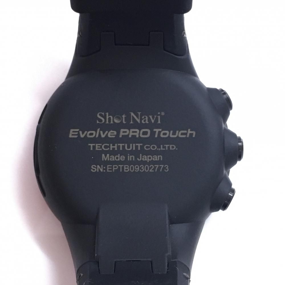 美品】ショットナビ GPSゴルフウォッチ 黒 EvolvePRO Touch 通電