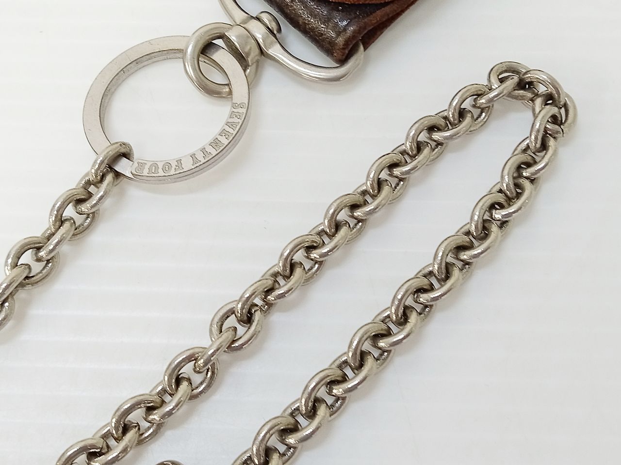 neighborhood ウォレットチェーン NEIGHBORHOOD ネイバーフッド ウォレットチェーン 缶バッジ付 中古 [M