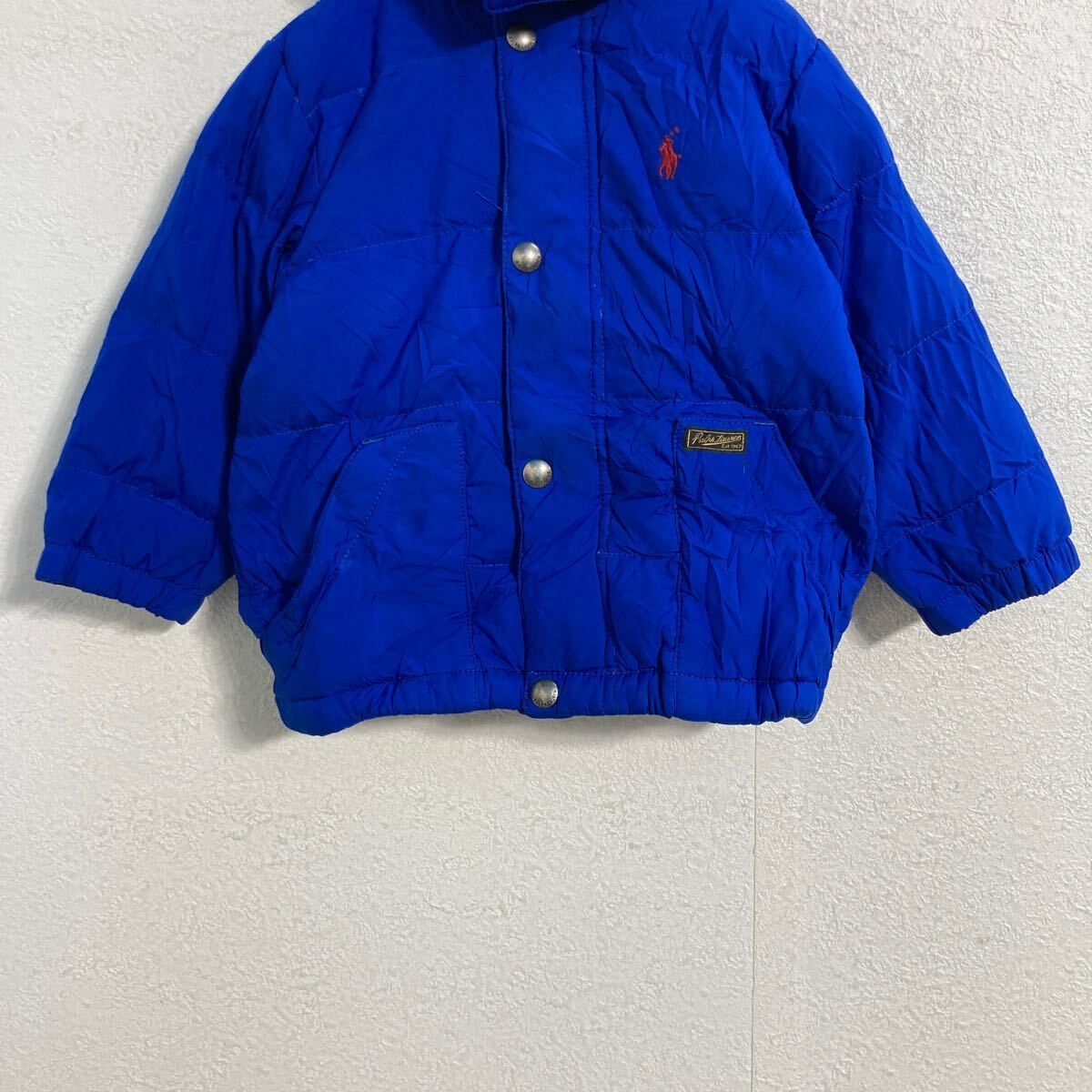 Polo Ralph Lauren ダウンジャケットキッズ 2歳 ブルー ポロラルフ 
