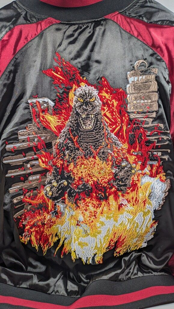 東宝 ゴジラ（1995）スカジャン XLサイズ - メルカリ