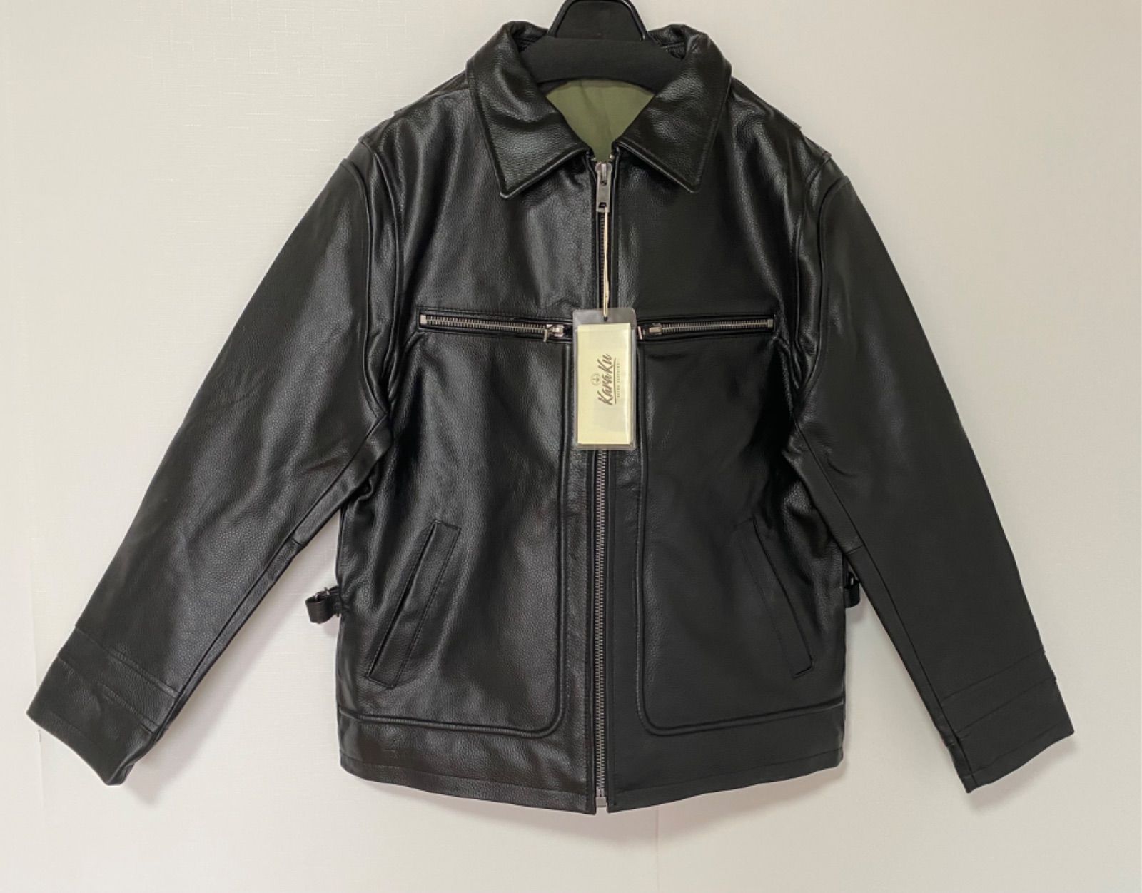 Biker Style ユーズド加工レザージャケット XL karaku - 聴雪斎 - メルカリ