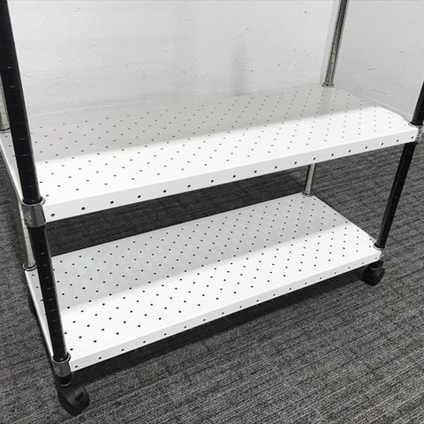 メタルラック 天地3段 ホームエレクター キャスター付 ERECTA エレクタ シルバー MARWIL-DEMENAGEMENTS_CH