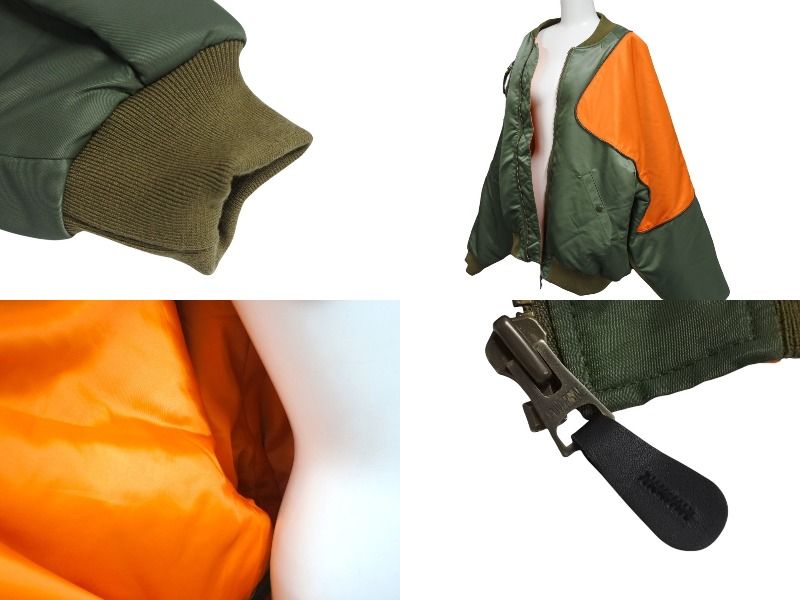 新品未使用 KAPITAL キャピタル MA-1ナイロン シャムボマーJKT