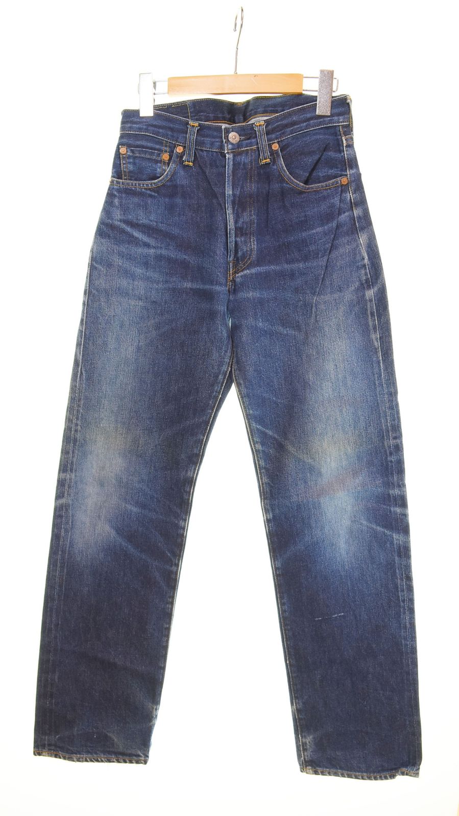 リーバイス LEVIS 501XX 90s バレンシア製 ボタン裏555 ビッグE 赤耳 ストレート デニムパンツ 青 デニム ブルー 29 103MB-419