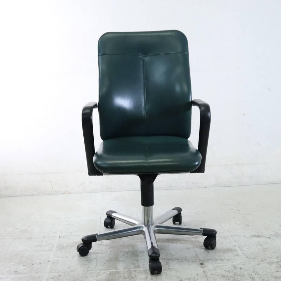 カリモク家具 本革 ハイバックデスクチェア XG9500 リクライニング可 280h12