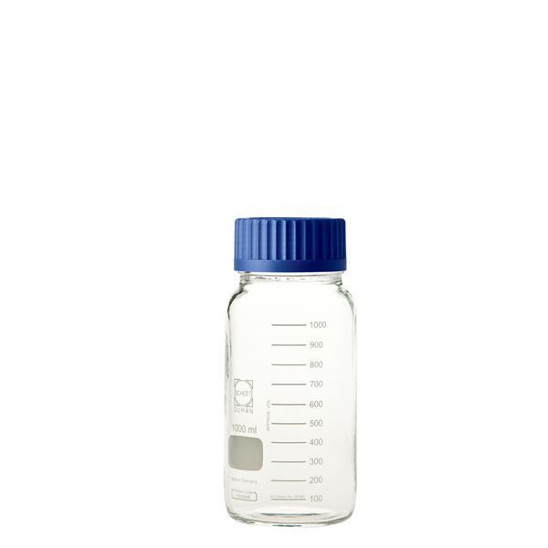 P４倍 7/11は楽天勝利でさらにPアップ】 ねじ口びん 広口 セーフティコート 青キャップ付 250mL 017250-0250A