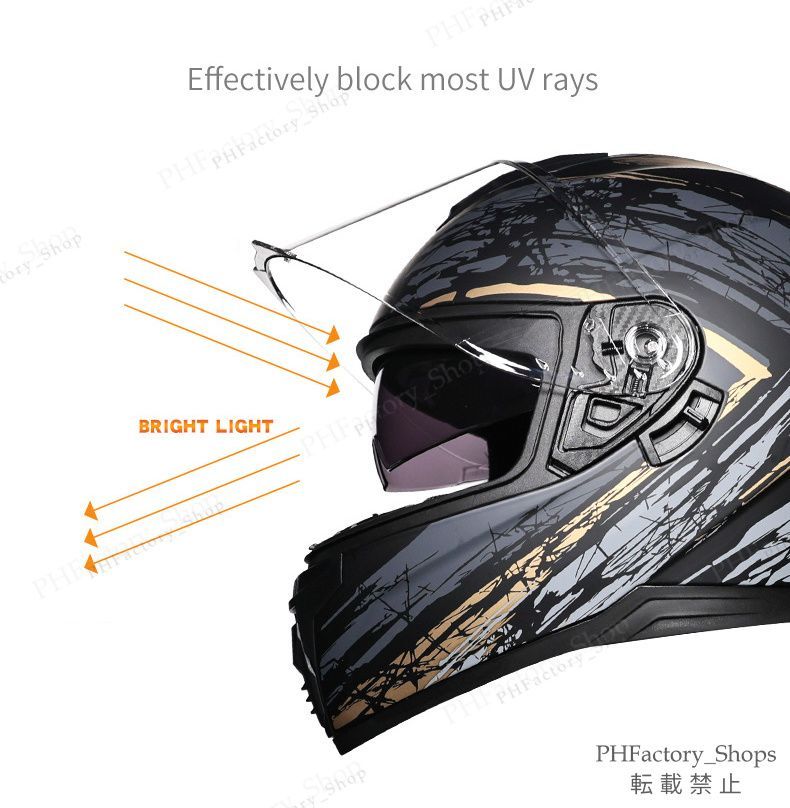 ヘルメット フルフェイスヘルメット バイク DOT認証 バイクヘルメット シールドヘルメット 耐久性 安全性 通気性 男女兼用 シールド6色選択可 おしゃれ ホワイト＆ブラック B33 USTAUSTRALIA_COM_AU