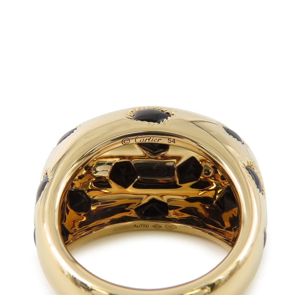 ガデュリン カルティエ リング パンテール ドゥ カルティエ リング オニキス K18YG