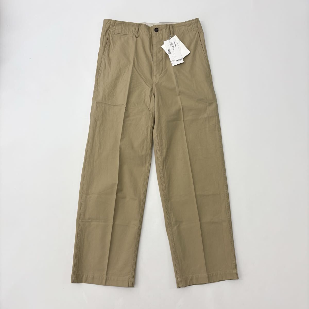 25 ss 2025 VISVIM ビズビム ヴィズヴィム EX WIDE CHINO PANTS ワイド チノ パンツ BEIGE ベージュ サイズ 3 710-0370